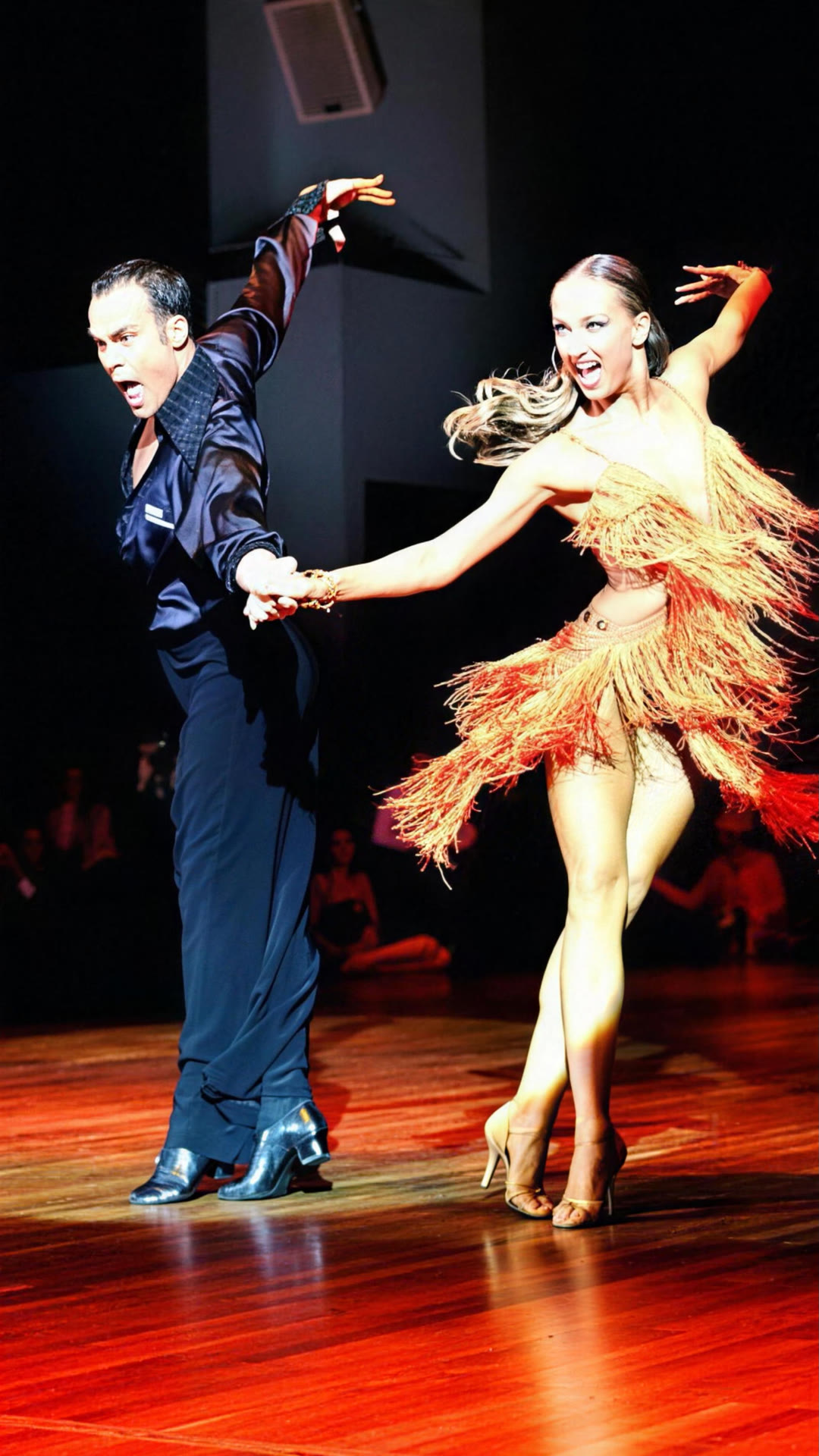 Ballroom couple dancing Cha-Cha